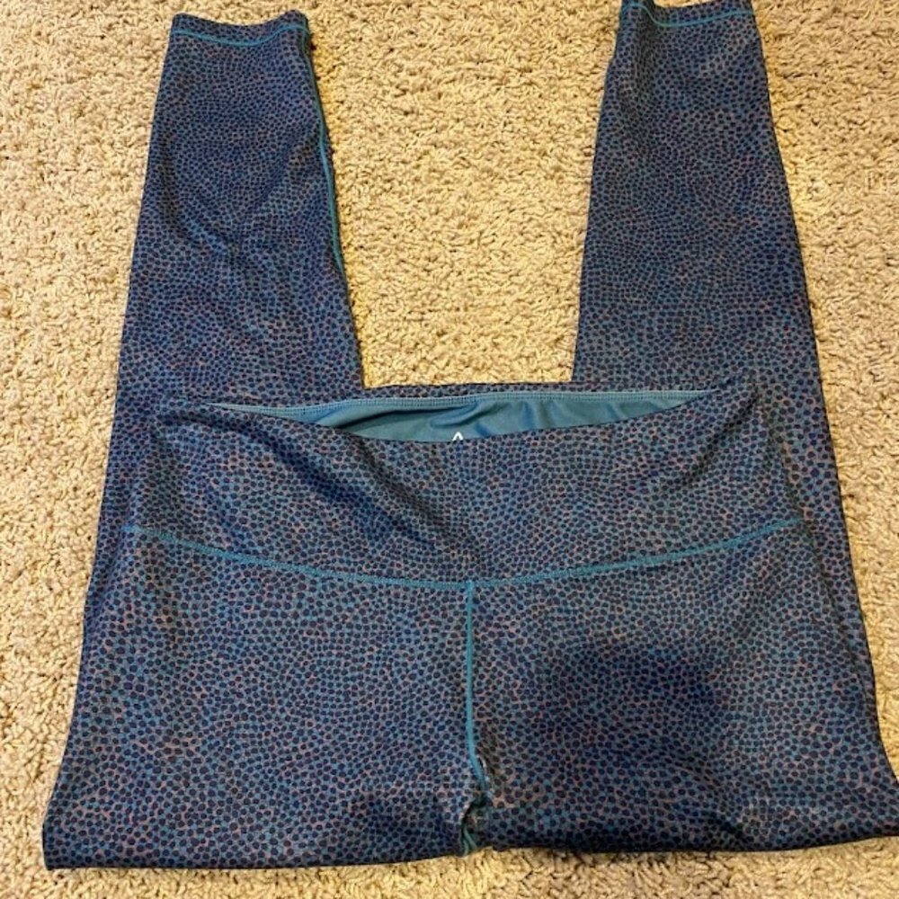 Prana Pillar Teal Marina Printed Leggings